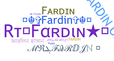 Smeknamn - Fardin