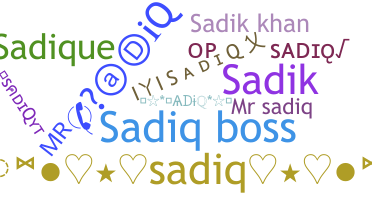 Smeknamn - Sadiq