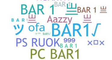 Smeknamn - Bar1