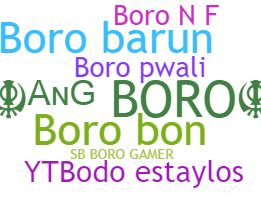Smeknamn - Boro