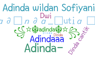 Smeknamn - Adinda