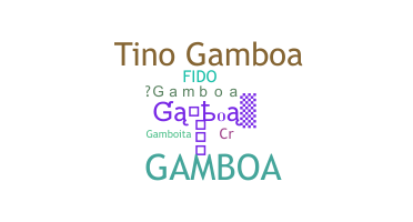 Smeknamn - Gamboa
