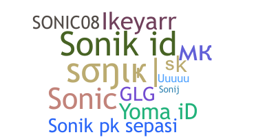 Smeknamn - Sonik