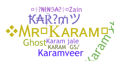 Smeknamn - Karam