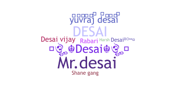 Smeknamn - Desai