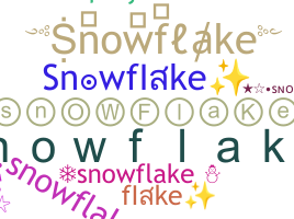 Smeknamn - Snowflake