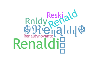 Smeknamn - Renaldy