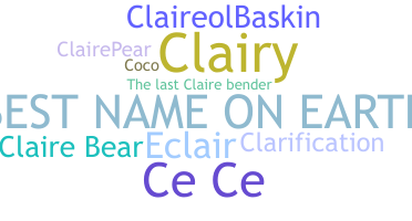 Smeknamn - Claire