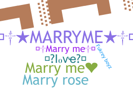 Smeknamn - Marryme