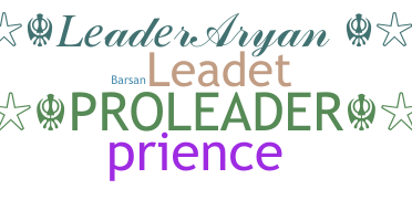 Smeknamn - LeaderAryan