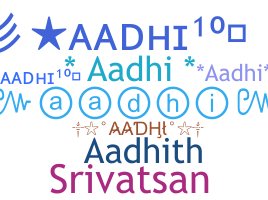 Smeknamn - Aadhi