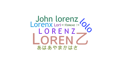 Smeknamn - Lorenz