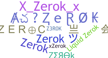Smeknamn - zeroK