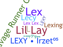 Smeknamn - lexy