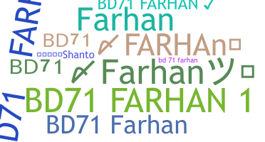 Smeknamn - BD71Farhan