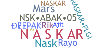 Smeknamn - Naskar