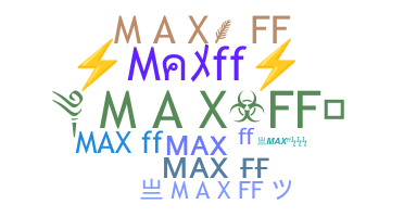 Smeknamn - maxff