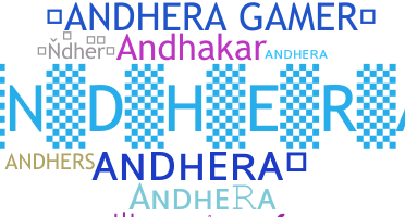 Smeknamn - Andhera