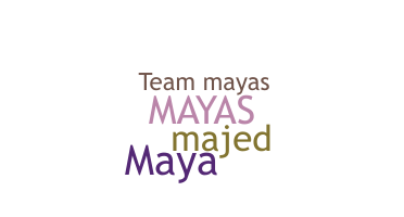 Smeknamn - mayas