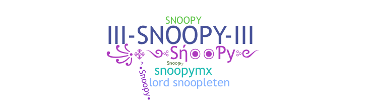 Smeknamn - Snoopy