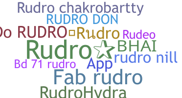 Smeknamn - Rudro