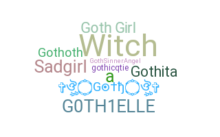 Smeknamn - Goth