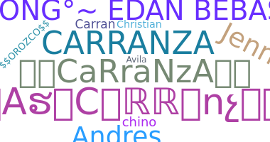 Smeknamn - Carranza