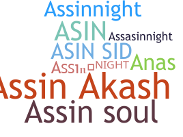Smeknamn - Assin