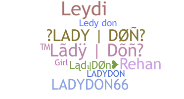 Smeknamn - LadyDon