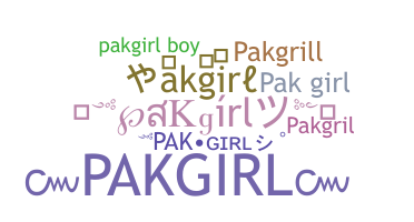 Smeknamn - Pakgirl