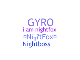 Smeknamn - NightFox