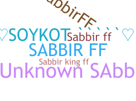 Smeknamn - SabbirFf