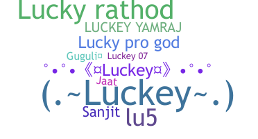 Smeknamn - Luckey