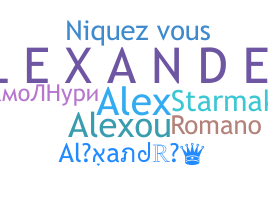 Smeknamn - Alexandre
