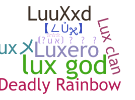 Smeknamn - Lux