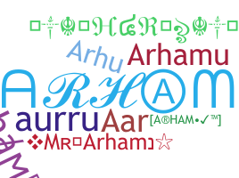 Smeknamn - Arham