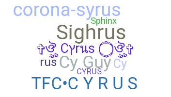 Smeknamn - Cyrus
