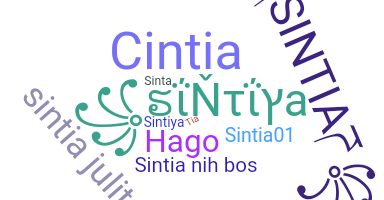 Smeknamn - Sintia