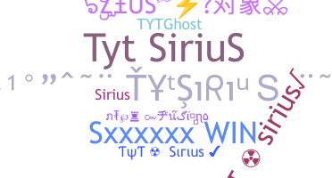 Smeknamn - TytSirius
