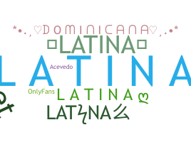 Smeknamn - Latina