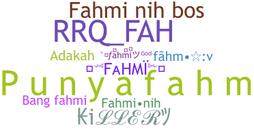 Smeknamn - Fahmi
