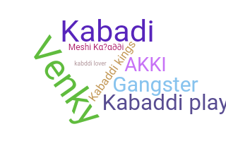 Smeknamn - Kabaddi