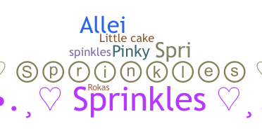 Smeknamn - Sprinkles