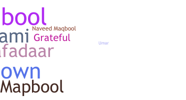 Smeknamn - Maqbool