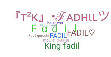 Smeknamn - Fadil