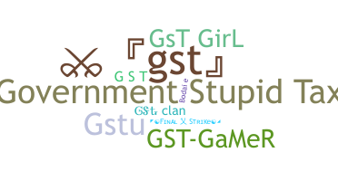 Smeknamn - GST
