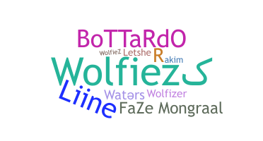 Smeknamn - Wolfiez