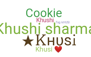 Smeknamn - Khusi