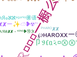 Smeknamn - Pharoxx