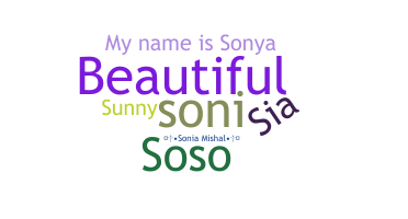 Smeknamn - Sonia